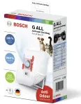 Dulkių mai&scaron;elis cilindriniam dulkių siurbliui Bosch BBZAFGALL &ndash; 4 vnt., baltas, 240&times;75&times;165 mm