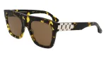 Victoria Beckham VB675S5220012 Moteri&scaron;ki Akiniai Nuo Saulės, Juodas Acetato Rėmelis, Tamsiai Pilki Polikarbonato Lę&scaron;iai, 52 mm