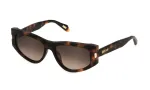 JUST CAVALLI Unisex Akiniai SJC034-5509AJ Havana Plastikinis Rėmas Rudas Gradientinis Lę&scaron;is 55/17/140 mm