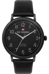 Ben Sherman WBS113BB vyri&scaron;kas analoginis kvarcinis laikrodis 43 mm juodas ciferblatas odinė apyrankė