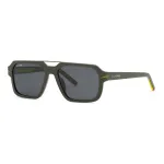 Philipp Plein Sport SSP036-57NVNP Vyri&scaron;ki stačiakampiai akiniai nuo saulės, tamsiai mėlyni, dūminiai pilki 57/17/150 mm