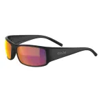 Bolle BS026006 Unisex akiniai nuo saulės &ndash; matinio juodo rėmo, pilki lę&scaron;iai, 63/17/130 mm