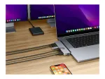 HyperDrive DUO PRO 7-in-2 USB-C centras, skirtas MacBook Air/Pro 2016-2020, HDMI, Ethernet LAN (RJ-45)