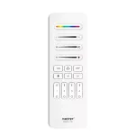 Synergy 21 Pixel LED nuotolinio valdymo pultas SPI - Pixel 2.4GHz (RGB/RGB-W/RGB+CCT) 4 zonos 4 scenos *Milight/Miboxer* (baltas) (C10-W)