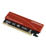 Adapteris Axagon PCEM2-S PCIe x16 &ndash; M.2 NVMe M-key lizdas, su pasyviu aliumininiu &scaron;ilumos &scaron;alintuvu