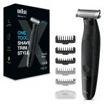 Braun Series XT3 XT3200 Trimmer - Cordless - Black