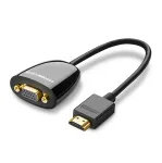 UGREEN HDMI į VGA keitiklis MM105, be garso, juodas