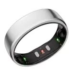 RingConn Smart Ring Gen2 &ndash; i&scaron;manus žiedas moterims ir vyrams &ndash; miego ir kūno rengybos stebėjimas &ndash; &scaron;irdies ritmas &ndash; Future Silver dydis 7