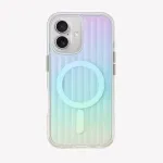 UNIQ Coehl Linear Magnetinis Įkrovimo Dėklas, skirtas &bdquo;Apple iPhone 16&ldquo; 6,1 colio, Opal Iridescent