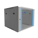 Extralink sieninis Rack spintos korpusas 9U 600x600 pilkas