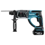 Makita DHR202RTJ 18V LXT belaidis kombinuotasis plaktukas &ndash; SDS-Plus, komplektas su 2x5.0Ah akumuliatoriais, įkrovikliu ir Makpac dėžute