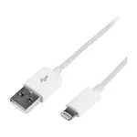 Logilink UA0199 Lightning laidas, MFi sertifikuotas, USB-A į Lightning 8-pin, baltas, 1 m (greitas įkrovimas ir sinchronizavimas)