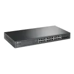 TP-Link JetStream 28 prievadų Gigabit Smart PoE+ komutatorius su 24 PoE+ prievadais ir 4 SFP lizdais