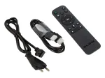 BLOW ne&scaron;iojamasis projektorius su Android TV HD ir kinematografiniu garsu, juodas dėklas