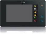 VIDOS DUO M1021B-2 monitorius vaizdo domofonui &ndash; 7" jutiklinis TFT LCD ekranas 800x480, 2 laidai, microSD kortelė