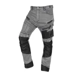 NEO TOOLS 81-360-2-L Denimo darbo kelnės su Oxford sustiprinimais, pilkos, L dydis