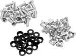 ROADINGER Rack Screw Set 20x M6 x 15 mm, skirta 19 colių stovo montavimui