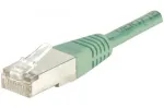 EXERTIS CONNECT Cat.6 F/UTP komutacinis kabelis, 7 m, žalias, plonas su apsauga nuo užkabinimo 244570
