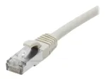 EXERTIS CONNECT Cat. 6A S/FTP komutacinis kabelis, TPE, be halogenų, GRS sertifikuotas, snagless, pilkas, 1 m 854503