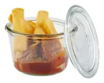 APS 82346 konservavimo stiklainis su dangteliu, 370 ml, 3 vnt. pakuotėje