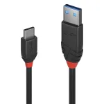 Lindy 1m USB 3.2 Type A į C laidas, 10Gbps, Black Line