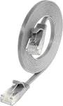 Wirewin Cat.6 plonas tinklo kabelis U/UTP 0,25 m pilkas RJ45 PKW-SLIM-KAT6 0.25