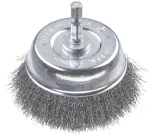kwb vielinis puodelinis &scaron;epetys 75 mm, 0,2 mm gofruotas plienas, 6 mm kotas metalui ir akmeniui 606310