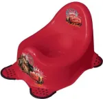 keeeper kids Baby Potty Adam Cars, vy&scaron;nių raudonumo su automobilių ra&scaron;tu, neslystantys guminiai pagrindai, 1 vnt. 1867040117100