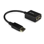 StarTech.com DisplayPort į VGA adapteris - aktyvus DP į VGA keitiklis - 1080p vaizdas - DisplayPort sertifikuotas - DP/DP++ &scaron;altinis prie VGA monitoriaus laido adapteris - fiksuojanti DP jungtis