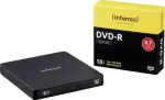Intenso komplektas su i&scaron;oriniu DVD ra&scaron;ikliu, Micro-USB B (USB 3.2 Gen 1), mažmeninis, juodas