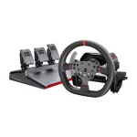 Vairo ir pedalų rinkinys PXN V10 Pro, PC, PS4, Xbox One, Xbox Series X|S, grįžtamojo ry&scaron;io, USB