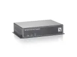 LevelOne POR-0100 PoE kartotuvas, kaskaduojamas, 2x Fast Ethernet, 10Base-T/100Base-TX, pilkas
