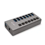 i-tec USB 3.0 įkrovimo stotelė 7 prievadai su 36 W maitinimo adapteriu