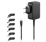 Maitinimo adapteris ne&scaron;iojamam kompiuteriui Notebook Prime 65W universalus 7w1