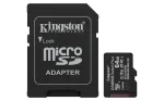 Kingston Technology 64GB microSDXC Canvas Select Plus Gen3 100MB/s A1 atminties kortelė su adapteriu