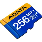 ADATA Premier Extreme microSDXC SD7.1 Express kortelė 256GB, skaitymas 800 MB/s, ra&scaron;ymas 700 MB/s, UD256GEX3L1-C