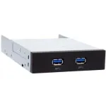 Chieftec MUB-3002 įrenginių skyriaus priekinis skydelis, 2x USB 3.0, plastikas / metalas