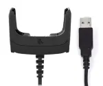 Zebra CBL-RFD49-USB1-01 USB ry&scaron;io ir įkrovimo laidas su laikikliu RFD40 RFID skaitytuvui, juodas