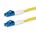 Lanview LVO231408 vienmodis optinis &scaron;uoliukas 3 m 2x LC geltona