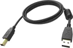 USB kabelis Vision TC2 3MUSB/BL, USB-A &ndash; USB-B, 3 m, juodas