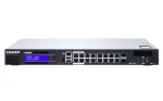 QNAP QGD-1600P valdomas Gigabit Ethernet (10/100/1000) maitinimas per Ethernet (PoE) 1U juoda, pilka