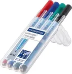 Markeris Staedtler Lumocolor correctable 305 4 vnt. Žalia Juoda Mėlyna Raudona