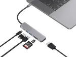 Conceptronic DONN02G ne&scaron;iojamojo kompiuterio dokas / prievadų replikatorius USB 3.2 Gen 1 (3.1 Gen 1) Type-C aliuminis
