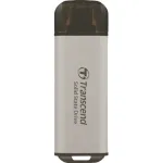 TRANSCEND ESD300S - 512GB ne&scaron;iojamas SSD - USB Type-C - 3D NAND Flash - sidabrinis