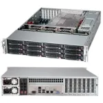 Serverinis korpusas Supermicro 826BAC4-R920LPB juodas 1U stelažinis