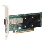 Broadcom P1400GD tinklo adapteris &ndash; PCIe 5.0 x16 Low-Profile &ndash; 400 Gigabit QSFP112 x 1 (BCM957608-P1400GDF00)