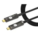Techly ICOC-U3C-HY-010 USB-C aktyvus optinis laidas 10 m, juodas