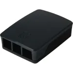 Originalus Raspberry Pi 4B korpusas juodas/pilkas (RPI4 CASE BLK/GRY)