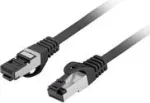 LANBERG jungiamasis kabelis PCF8- 1 m, varinis, RJ45