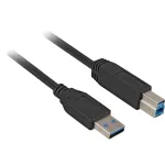 USB kabelis Sharkoon 3m USB 3.0 A / USB 3.0 B